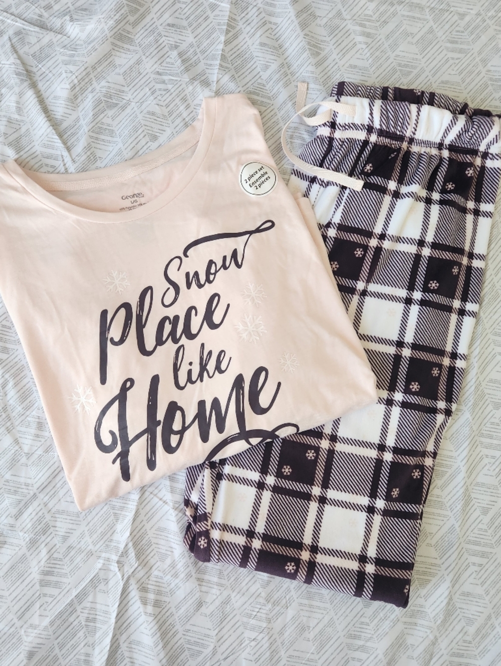 Snow Place Like Home PJ 2 Piece Set